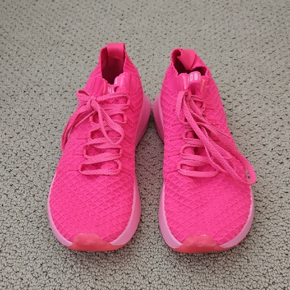 NOBULL Women’s Hot Pink Knit Athletic Shoes